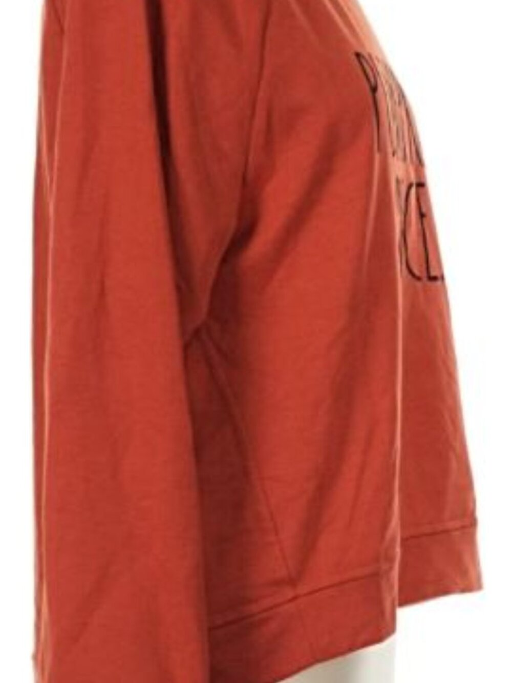 Rae Dunn Pumpkin Spice Orange Sweatshirt | M | - Picture 4 of 6